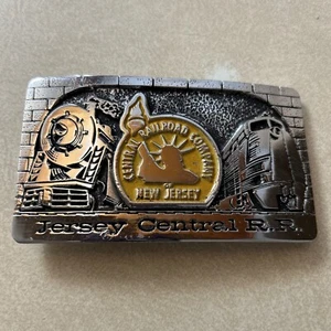 Jersey Central RR Silver Belt Buckle - Picture 1 of 3