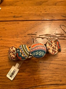 Viva Beads Clay Beads Bracelet NWT Denim Stretch - Picture 1 of 4