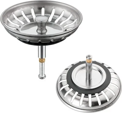 Siebkörbchen Für Spüle Siebkorb Sieb Spültisch Stöpsel Ablaufstopfen 79mm / 82mm - Bild 1 von 4