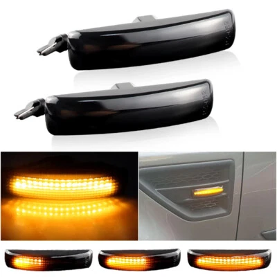 Luz de señal de giro LED ámbar dinámica para Land Rover Range Rover Sport 2006-2013 Foto 1 de 4