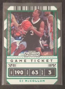 Panini Contenders Draft Picks 2020 CJ McCollum verde explosión paralelo #41 - Imagen 1 de 1