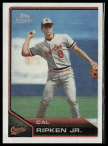 2011 Topps Lineage #TCS6 Cal Ripken Jr. Topps Cloth Stickers Baltimore Orioles - Picture 1 of 2