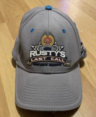 Chase Authentics Rusty Wallace Rusty's Last Call Gray Nascar Hat Cap Miller Lite Foto 1 de 4