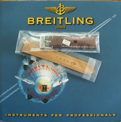 BREITLING 443X 24-20 MARRÓN DE LUJO LENGÜETA DE PANTORRILLA HEBILLA CORREA DE RELOJ CORREA DE RELOJ Foto 1 de 4