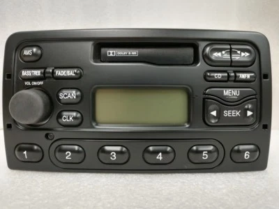 Ford Mercury cassette radio. OEM original stereo. Factory remanufactured Foto 1 de 3