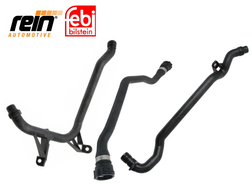 Manguera de tubo de refrigerante de agua para calefacción 3 piezas OE Febi Rein para BMW E46 323i 325i 328i 330i Foto 1 de 1