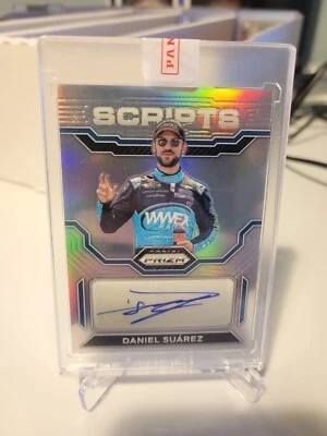 2023 Panini Prizm Racing Script Silver Prizm Daniel Suarez #S-DSZ - Image 1 of 2