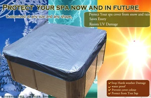 customize vary size 6f,-11f,12f hot tub cap,spa cover sun shield with isolation - Picture 1 of 5