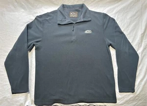 Drake Sweater Herren mittelgrau Fleecepullover 1/4 Zip Kragen Athleisure - Bild 1 von 5