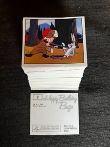 PANINI HAPPY BIRTHDAY BUGS 1990 STICKERS COMPLETE SET COMPLETE
