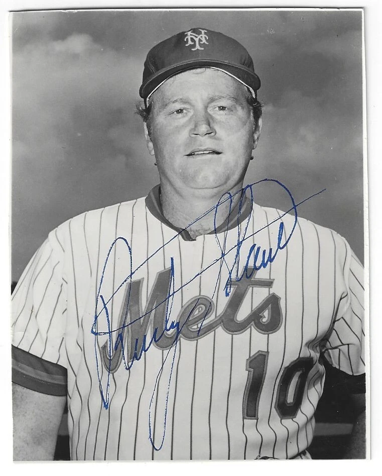 Rusty Staub Autographed Signed Photo - MLB Mets Tigers Colt 45's Astros - w/COA - Image 1 of 1