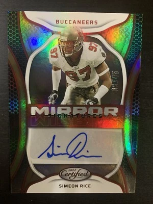Simeon Rice 2022 Panini Certified Mirror Signatures 03/45 #MS-SR - Image 1 of 2