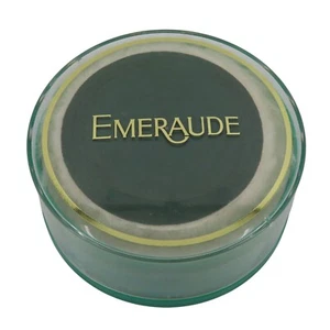 VTG Coty Emeraude Dusting Powder Puff 1.75oz NEW No Box Discontinued Women NOS - Picture 1 of 6