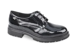 Scarpe stringate tacco 3,5 cm Valleverde 45450A pelle lucida nera SCONTO DA LIST - Imagen 1 de 1
