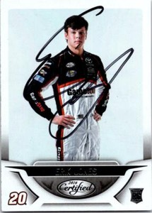 Erik Jones autographed NASCAR card Auto Racing 2016 Panini Certified Rookie #97
