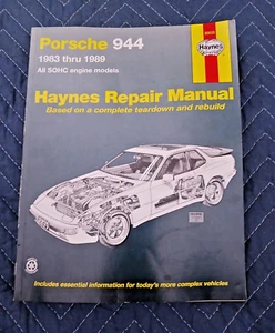 Porsche 944 Haynes Automotive Repair Manual - All SOHC Models / 1983 - 1989 - Picture 1 of 10
