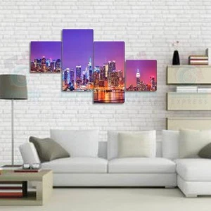 100x50cm - Set 4 LEINWÄNDE BEDRUCKT GEMÄLDE LEINWAND POSTER - NEW YORK NY-02-4T13590B - Bild 1 von 19