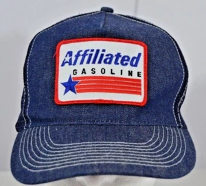De Colección Afiliado Gasolina Snapback Parche Camionero Malla Sombrero Gorra Aceite Otto Attendant - Imagen 1 de 10