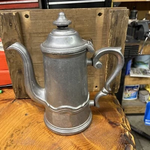 Vintage Wilton Columbia 11” Pewter Coffee/Tea Pot - Picture 1 of 4