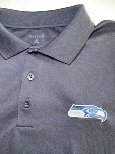 Camisa Polo Seattle Seahawks Antigua Para Hombres XL NFL Equipo Ropa Golf Informal Día del Juego - Imagen 1 de 10