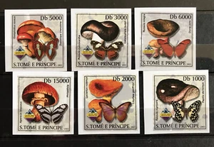 Imperf. - Sao Tome - Mushrooms - stamps - Timbres - MNH** Z20 - Picture 1 of 1
