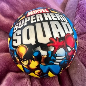 2009 Hedstrom Marvel Super Hero Squad 4" Inflatable Bouncing Bounce Ball - Picture 1 of 3