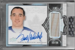 17/18 UPPER DECK SPLENDOR AUTOGRAPH STICK #BDFM Frank Mahovlich #33/36 - Picture 1 of 2