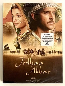 JODHAA AKBAR - Episches Bollywood Geschichtsepos - 3-Disc OOP DVD Rarität - NEU - Bild 1 von 3