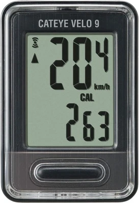 CatEye Velo 9 CC-VL820 Bicycle Computer - Black - Image 1 of 4