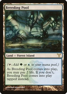 Breeding Pool 1x MTG DIS Dissension Rare MINT land blue green - Picture 1 of 1