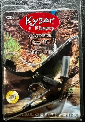 KYSER KGDB Guitarra Capo Drop "D" 6 Cuerdas NUEVO Foto 1 de 3