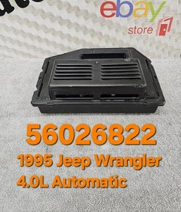 1995 Jeep Wrangler 4.0L Automatic ECU 56026822 Engine Computer OEM - Picture 1 of 6