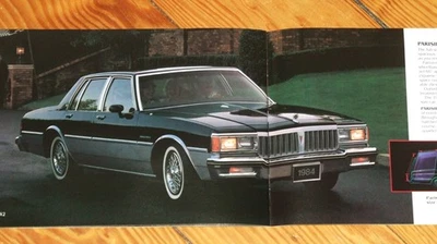 1984 Pontiac Bonneville Firebird Parisienne Grand Prix Fiero Prospekt brochure - Изображение 1 из 4