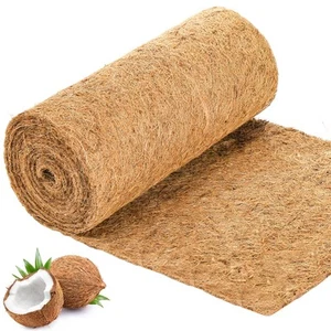 120"x12"Long Coco Liner Roll Natural Coconut Fiber Carpet Mat Planter Liners - Picture 1 of 9