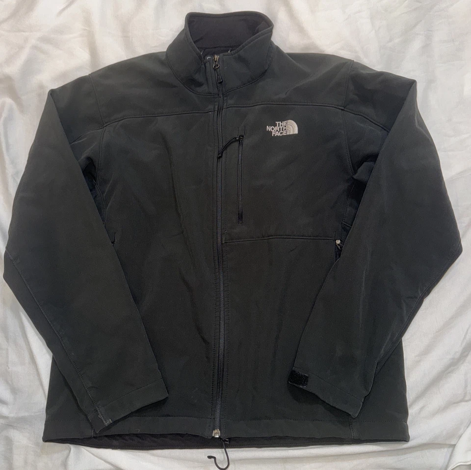 The North Face Apex Bionic Softshell Jacket Black Size Large Flaws - Image 1 of 4