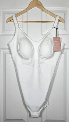 Honeylove LiftWear Cami Bodysuit White 3X Smooth Lifted Shapewear One Piece NWT - Image 1 of 4
