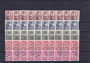 DDR gebrauchter Wiederaufbau DDR Satz (Kleinformat) 10 Sätze - Bild 1 von 3