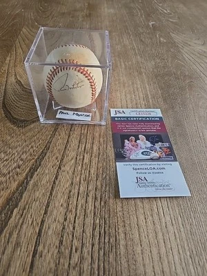 Paul Molitor Minnesota Twins Signed MLB GAME USED Baseball ROALB JSA SHLF  - Image 1 of 4
