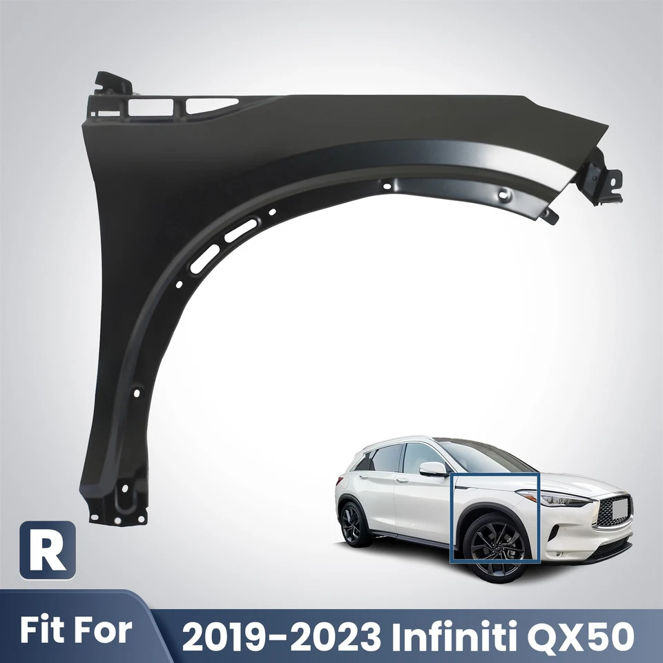 For 2019-2023 Infiniti QX50 Right Passenger Side Fender Cover Panel FCA00-5NAMA Foto 1 de 4