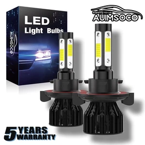 2x 9008 LED Xenon Headlight Bulbs Replacement Cool White For Dodge Ram 1500 2006 - Picture 1 of 14