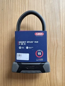 ABUS Granit XPlus 540 + SH B U-Lock Nero - Foto 1 di 2