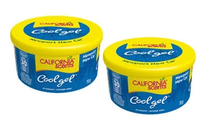 California Scents Cool Gel Newport New Car Scent - Car Air Freshener, 2 Packs - Picture 1 of 2