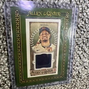 2024 Topps Allen Ginter Christopher Morel mini reliquia cornice #MFR-CM cuccioli verdi - Foto 1 di 4