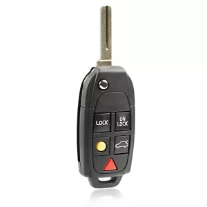 For 2003 2004 2005 2006 2007 2008 2009 2010 Volvo S60 S80 Car Remote Key Fob - Picture 1 of 5