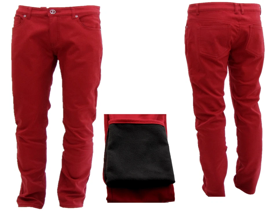 NEU HERREN JEANS THERMOHOSE WARM HOSE WINTERJEANS W 32-42 - Bild 1 von 1