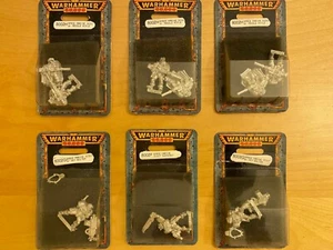 WH40k 6x Space Marine Scout Blister Lot - NIB Metal OOP Vintage - Picture 1 of 1