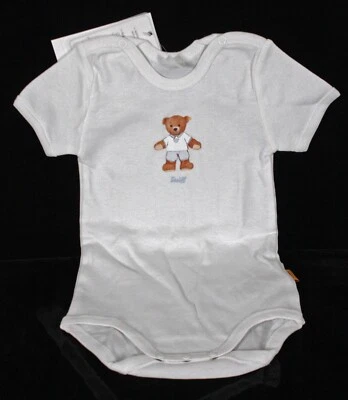 ADORABLE OSO DE PELUCHE ORIGINAL STEIFF BOYS BLANCO UNA PIEZA 3 MESES NUEVO CON ETIQUETA Foto 1 de 4