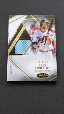 2022 Topps Tier One Baseball Jersey Alex Kirilloff Twins /299 - Image 1 of 2