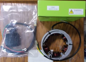 NEW Vintage Honda CA72 CA77 Stator Magneto 31102-259-004 & Regulator       (069) - Picture 1 of 5