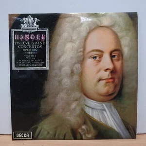 SXL 6369 HANDEL 12 Concerti Grossi Vol 1 ASMF MARRINER DECCA WB STEREO LP EX+ - Picture 1 of 4